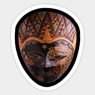 batik masks Sticker